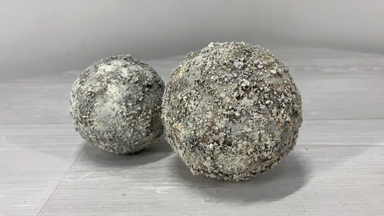 Weathered Spheres: Restoration Hardware Dupe